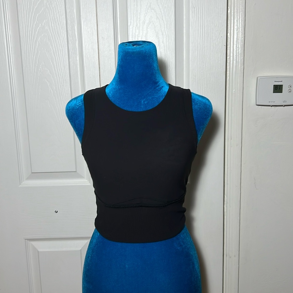 Lululemon Ribbed Sports bra 6 Black